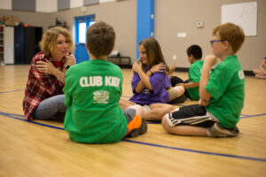 BGCLC Behavioral Health Team working with Club Members 